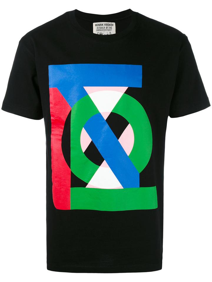 Henrik Vibskov - The The T-shirt - Men - Cotton - S, Black, Cotton