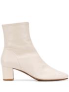 By Far Sofia Ankle Boots - White