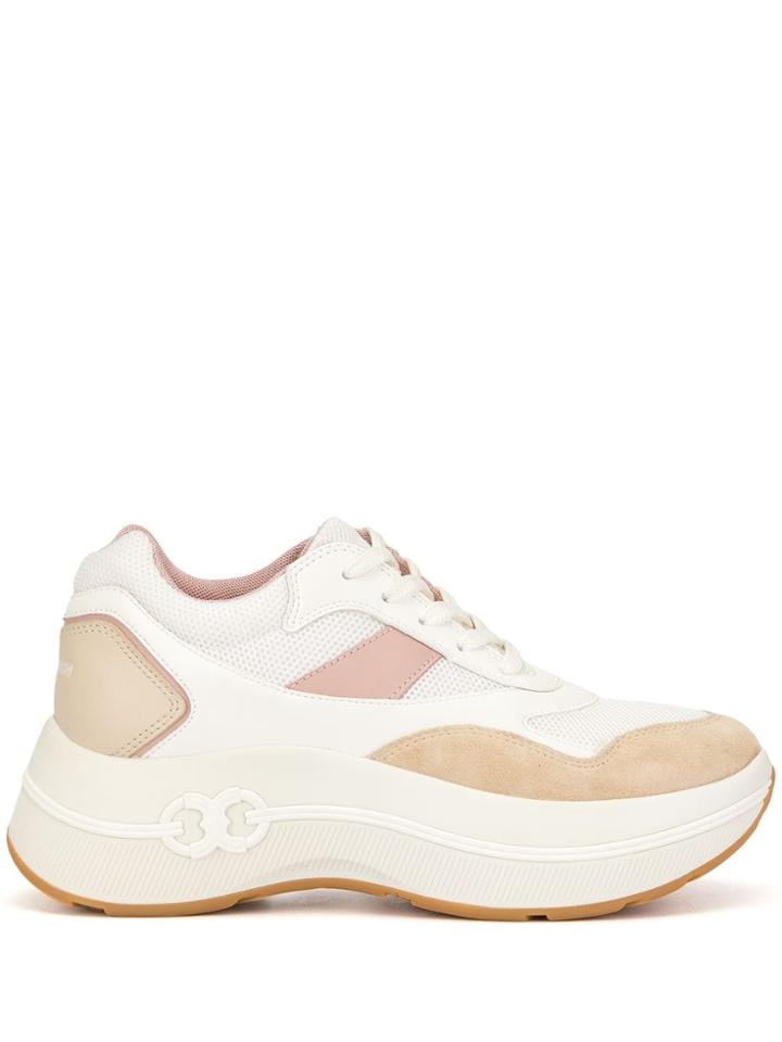 Tory Burch Gemini Link Platform Sneakers - White