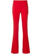 Versace Flat Front Flared Bottom Trousers
