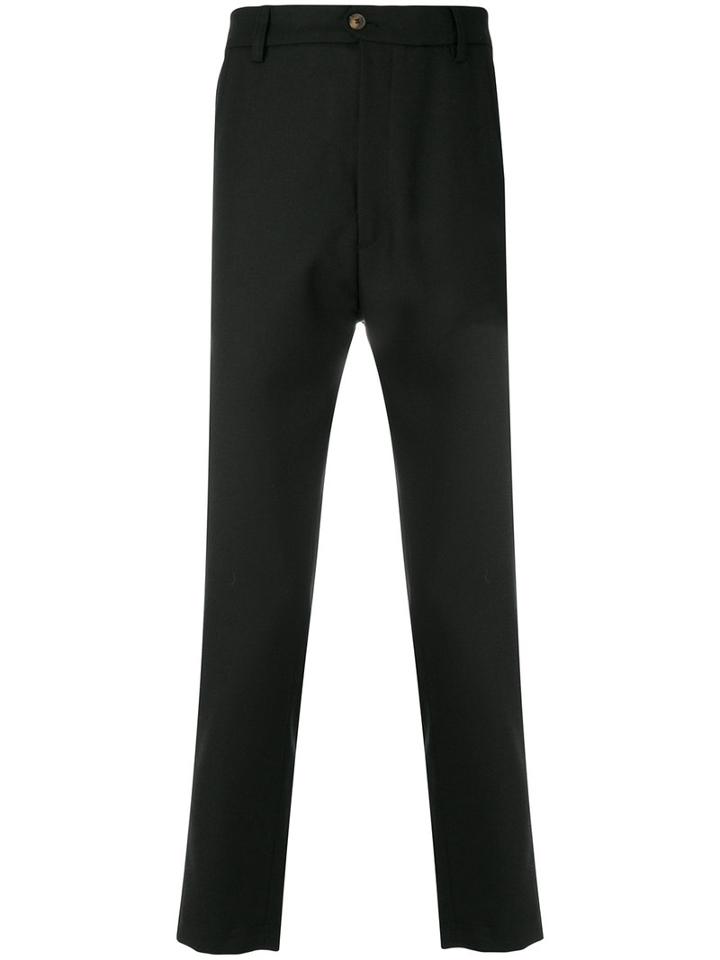 Société Anonyme - Winter Deep Trousers - Men - Wool - 52, Black, Wool