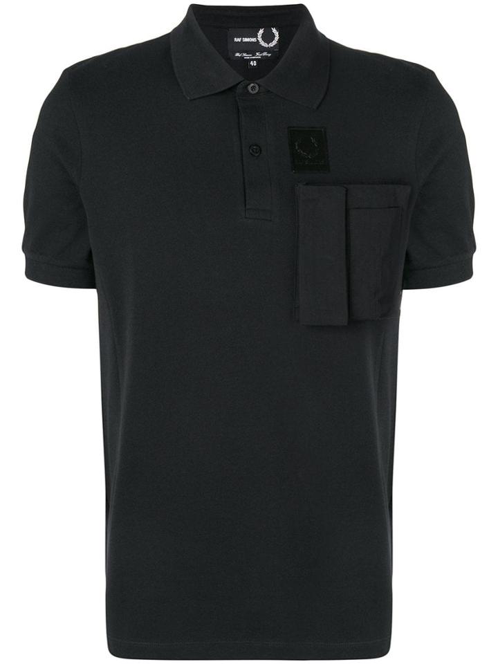 Raf Simons X Fred Perry Space Pocket Polo Shirt - Black