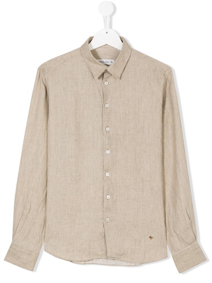 Manuel Ritz Kids Teen Long-sleeves Shirt - Nude & Neutrals