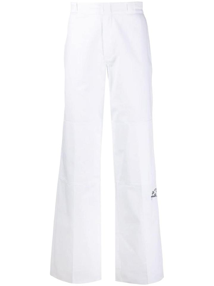 Raf Simons Panelled Straight-leg Trousers - White