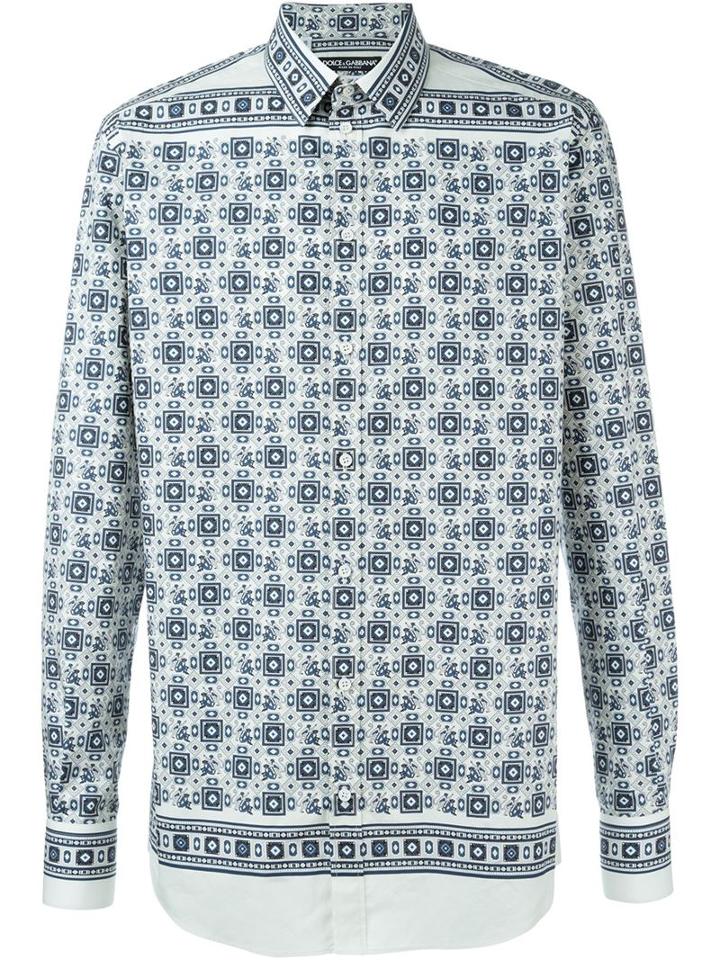Dolce & Gabbana Monkey Tie Print Shirt