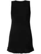 Dolce & Gabbana Pre-owned 1990's Crochet Appliqué Mini Dress - Black