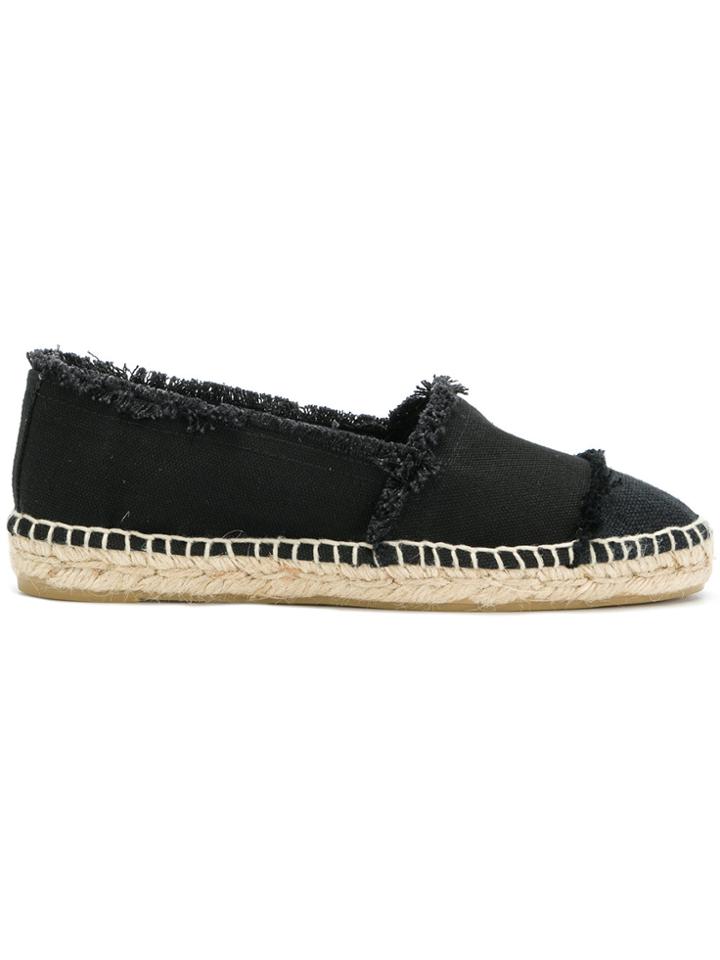 Castañer Frayed Espadrilles - Black