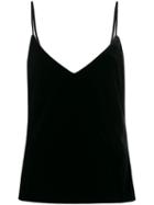 Galvan Velvet Top - Black