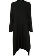 Yohji Yamamoto Hooded Dress, Women's, Size: 2, Black, Acrylic/viscose/wool