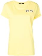 Karl Lagerfeld Ikonk Karl & Choupette Pocket T-shirt - Yellow