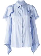 J.w.anderson Cascade Blouse, Women's, Size: 12, Blue, Silk