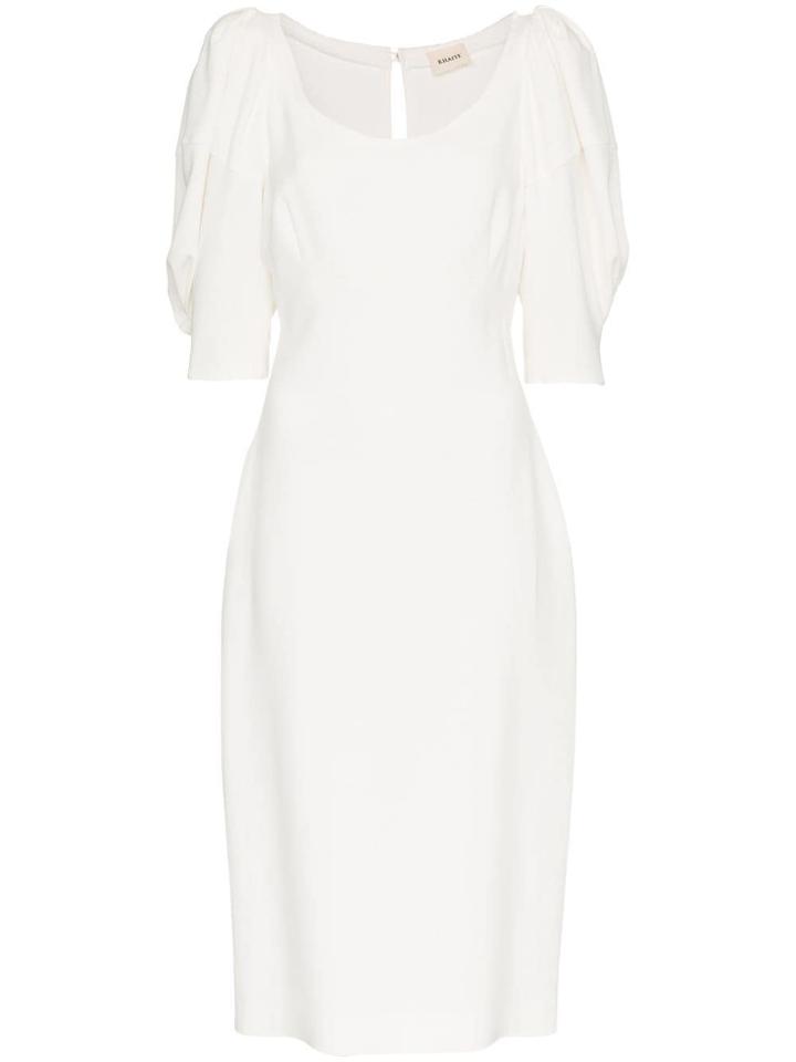 Khaite Beatrice Midi-dress - White