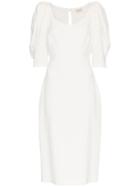 Khaite Beatrice Midi-dress - White