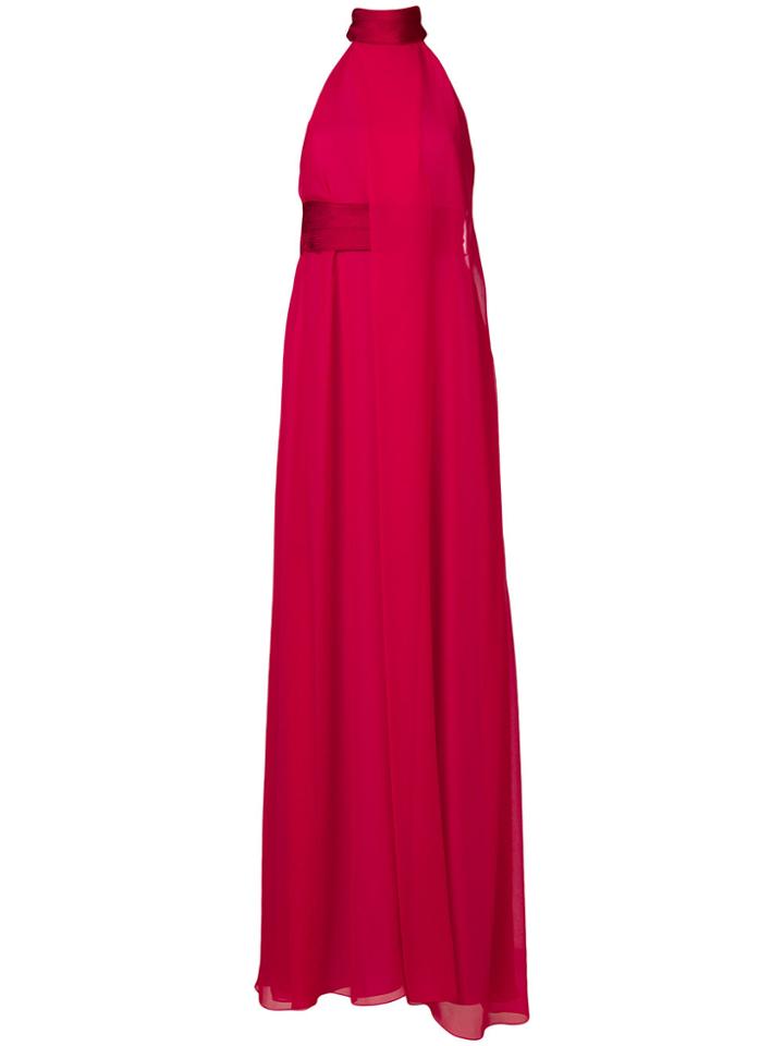 Galvan Flamingo Dress - Red