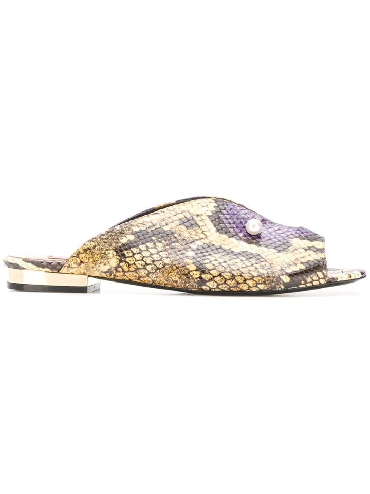 Coliac Lucilla Mules - Yellow