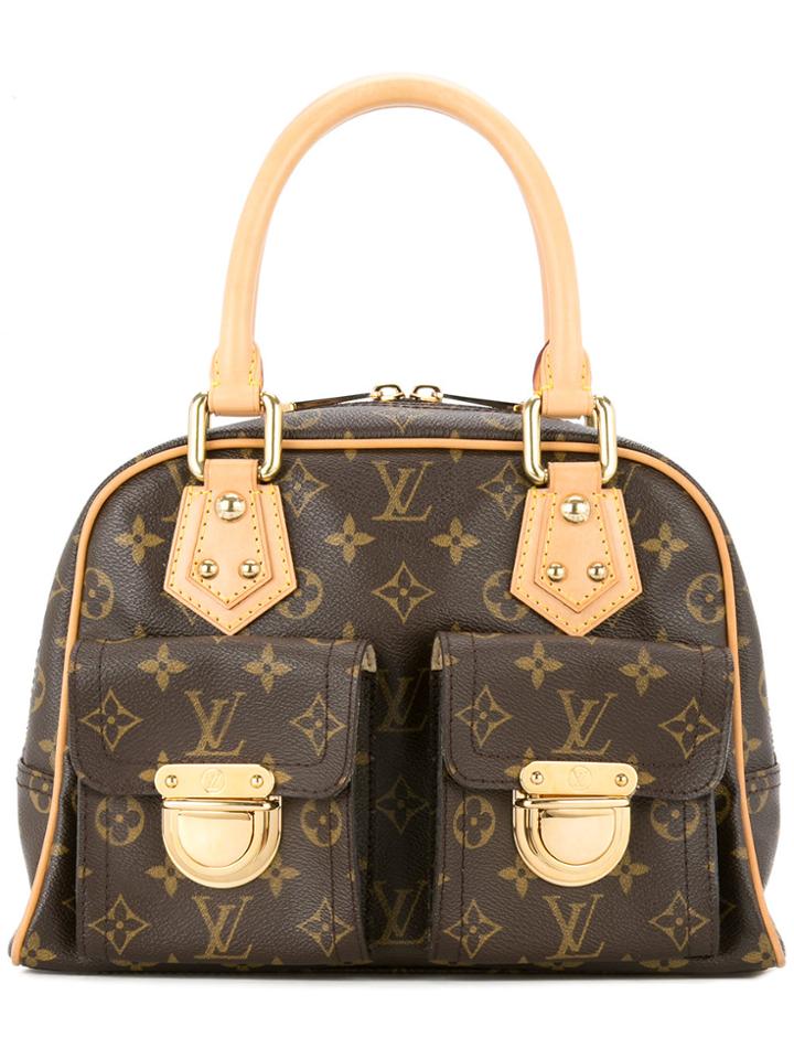 Louis Vuitton Vintage Manhattan Monogram Handbag - Brown
