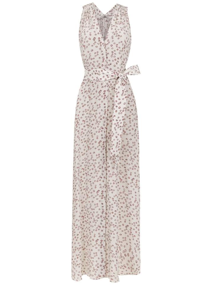 Egrey Long Silk Dress - White