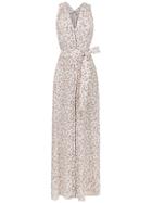 Egrey Long Silk Dress - White