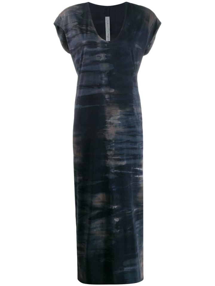 Raquel Allegra Kaftan Tie Dye Dress - Blue