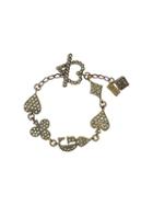 Jean Paul Gaultier Vintage Charm Bracelet, Women's, Metallic