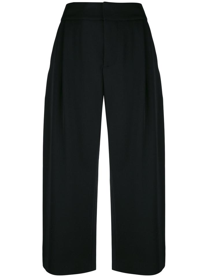 Marni - Tailored Culotte Trousers - Women - Spandex/elastane/virgin Wool - 40, Black, Spandex/elastane/virgin Wool