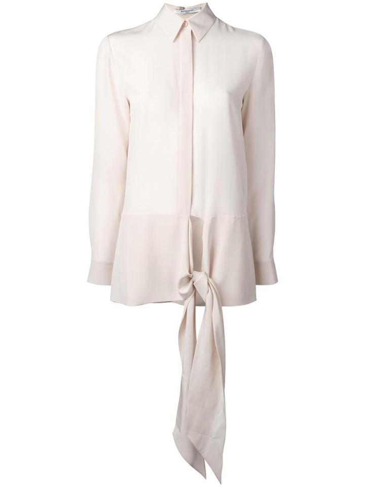 Givenchy Waist Tie Shirt - Nude & Neutrals