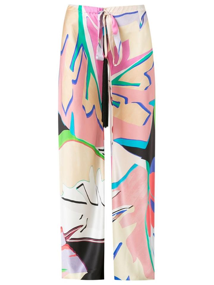 Roberto Cavalli Tassel Wide Leg Trousers