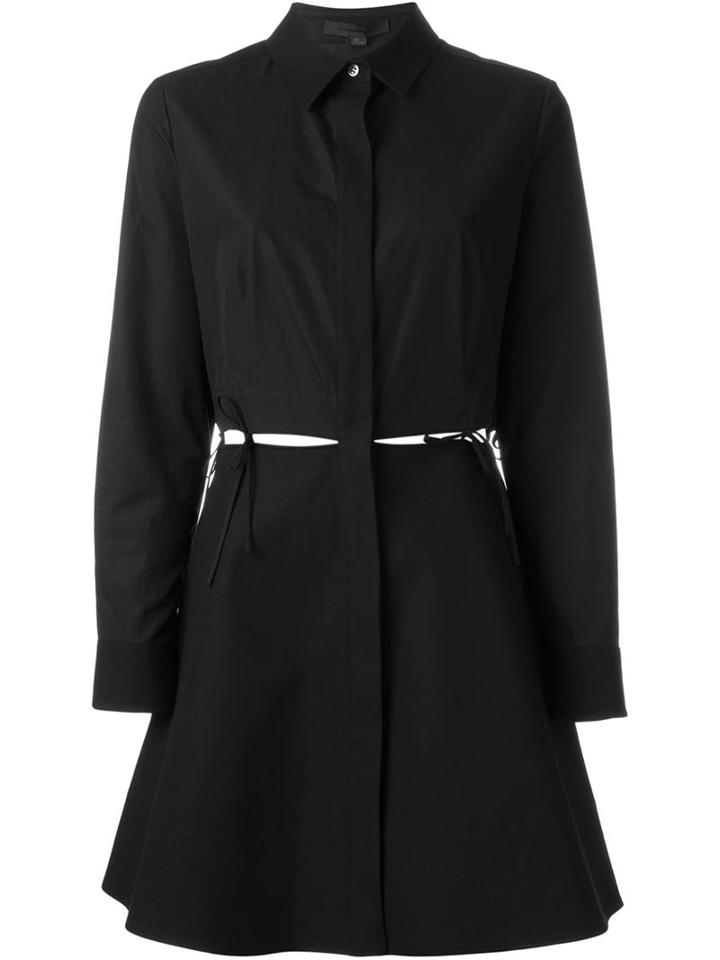 Alexander Wang A-line Shirt Dress, Women's, Size: 10, Black, Cotton