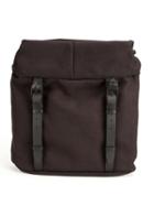 Côte & Ciel Buckled Shoulder Bag, Men's, Black, Cotton/polyester