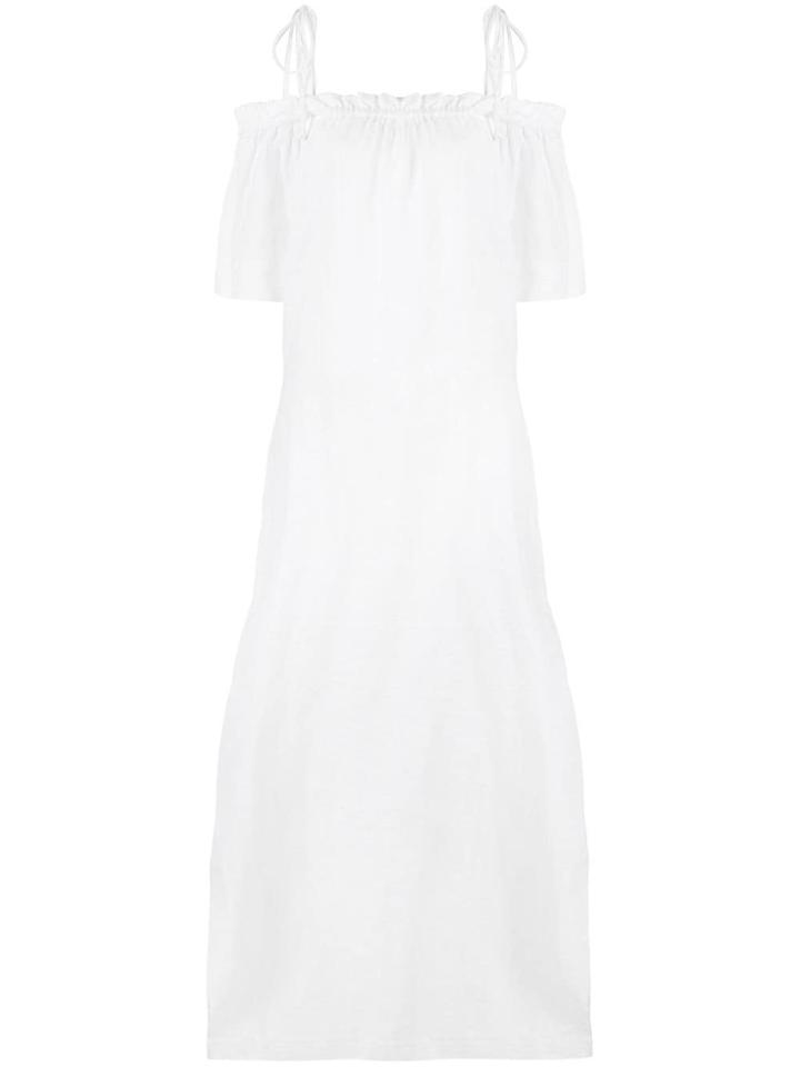 Venroy Off-the-shoulder Maxi Dress - White