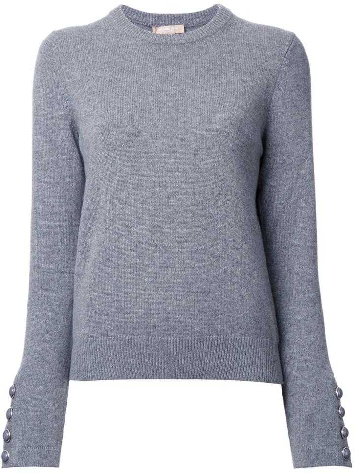 Michael Kors Cashmere Crew Neck Jumper - Grey