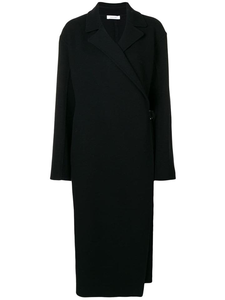 Jil Sander Wrap Long Coat - Blue