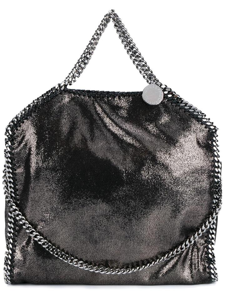 Stella Mccartney Metallic Falabella Tote - Black