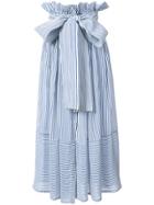 Silvia Tcherassi Provence Striped Skirt - Blue