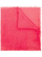 Fendi - Ff Logo Scarf - Women - Silk/cotton - One Size, Women's, Pink/purple, Silk/cotton