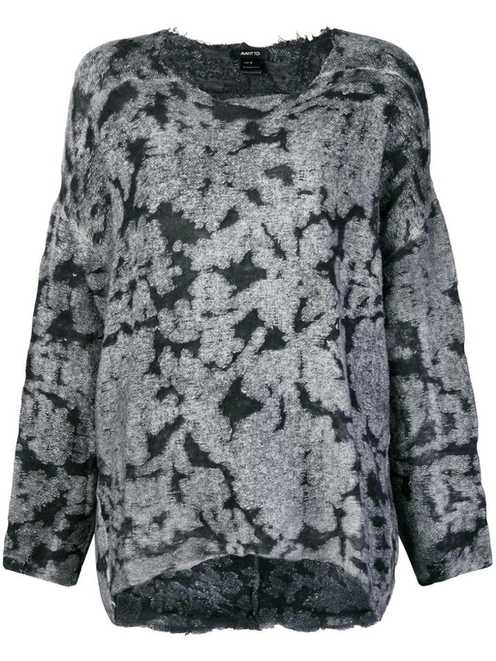 Avant Toi Unfinished Jumper - Grey