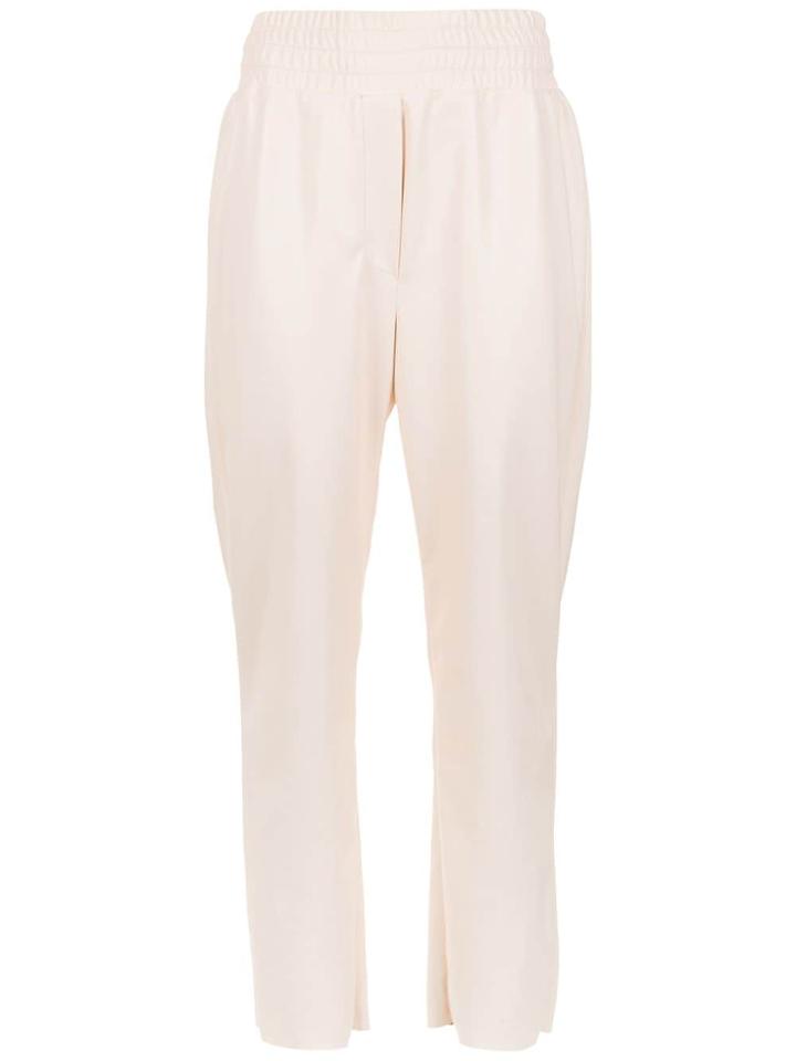 Framed Cropped Trousers - Nude & Neutrals