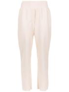 Framed Cropped Trousers - Nude & Neutrals