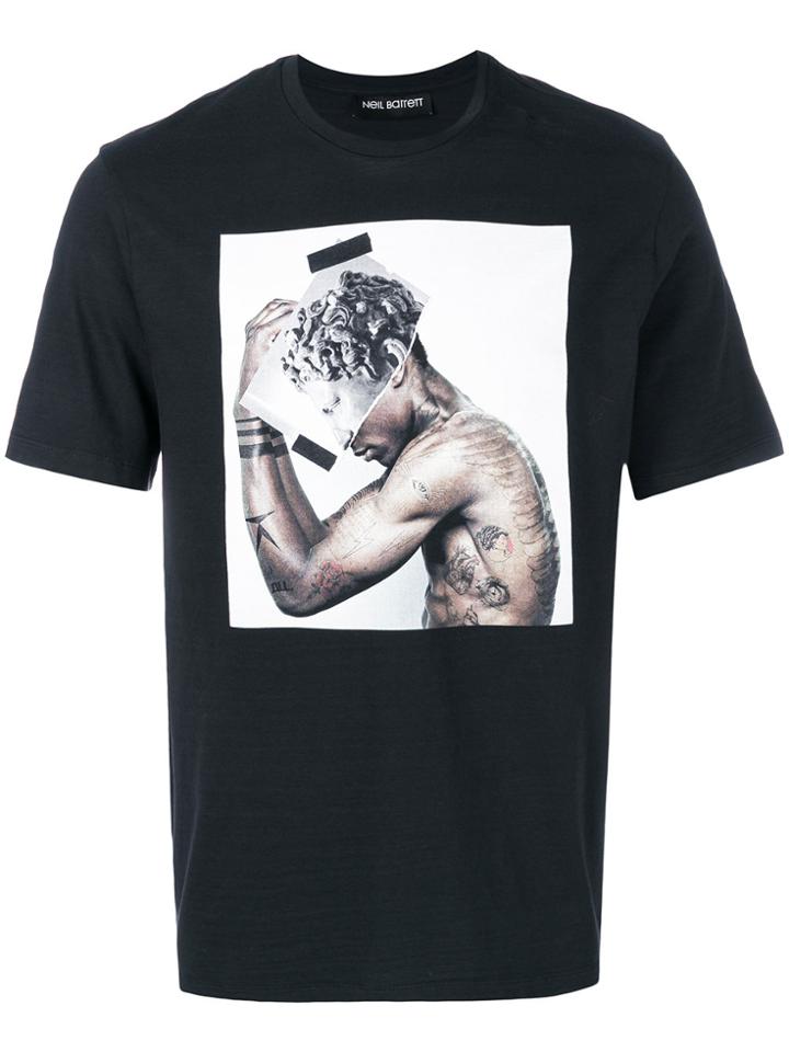 Neil Barrett Graphic Printed T-shirt - Black