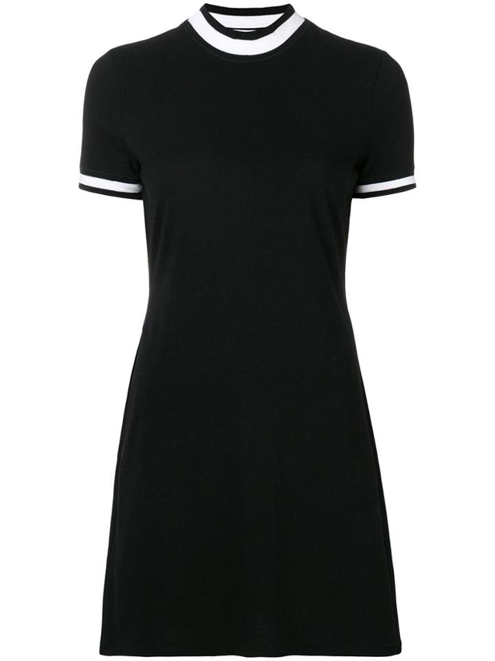 T By Alexander Wang Contrast Stripe Jumper - Black