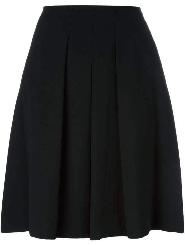 Steffen Schraut Classic Pleated Midi Skirt