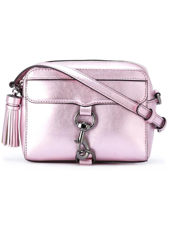 Rebecca Minkoff Lobster Clasp Cross-body Bag, Women's, Pink/purple, Calf Leather