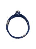 M. Cohen Knotted Wrap Bracelet, Women's, Blue