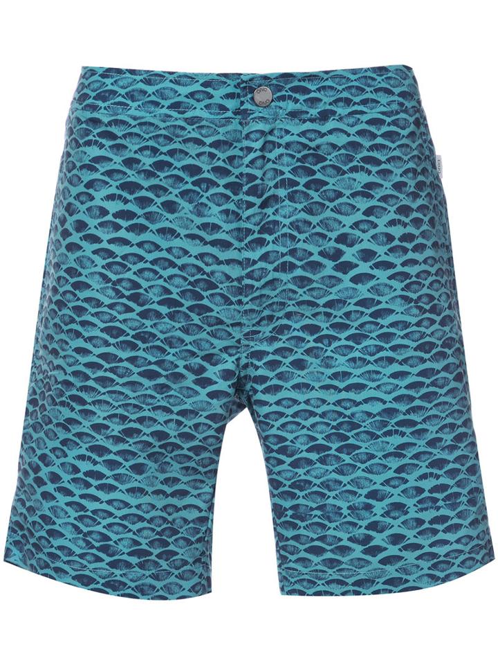 Onia - Calder Swim Shorts - Men - Nylon/polyester/spandex/elastane - 30, Blue, Nylon/polyester/spandex/elastane