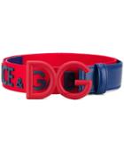 Dolce & Gabbana Dg Bicolour Belt - Red
