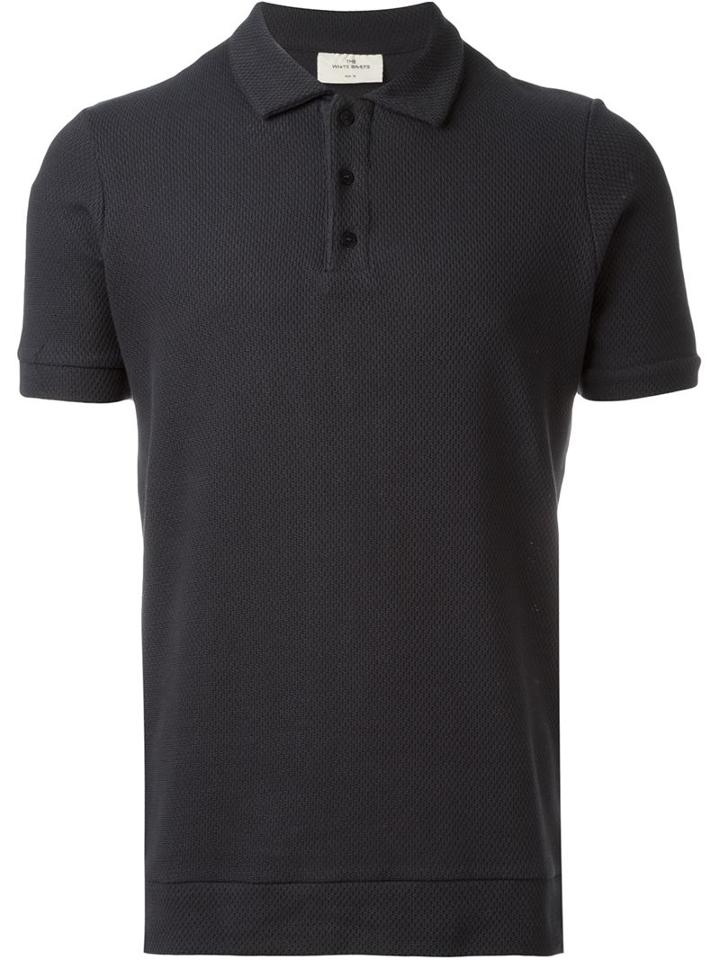 The White Briefs Drop Needle Polo Shirt