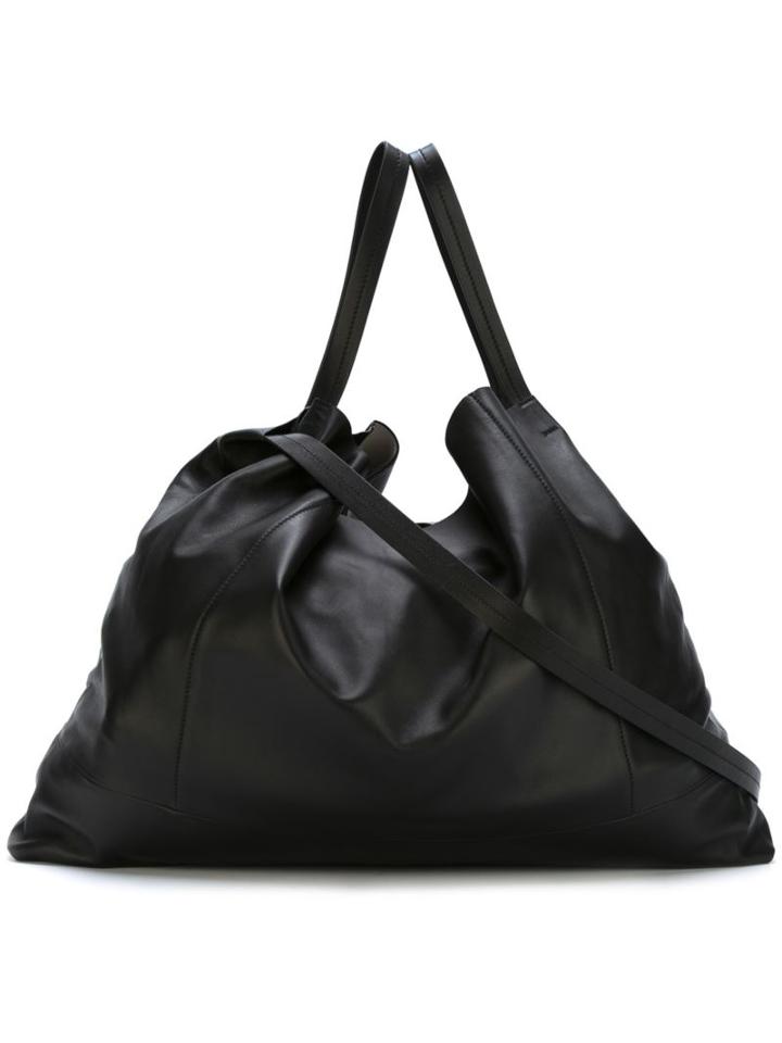 Marni Large Tote, Women's, Black, Leather