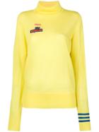 Mira Mikati Turtleneck Sweater - Yellow & Orange