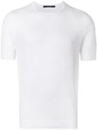 Tagliatore Classic Plain T-shirt - White