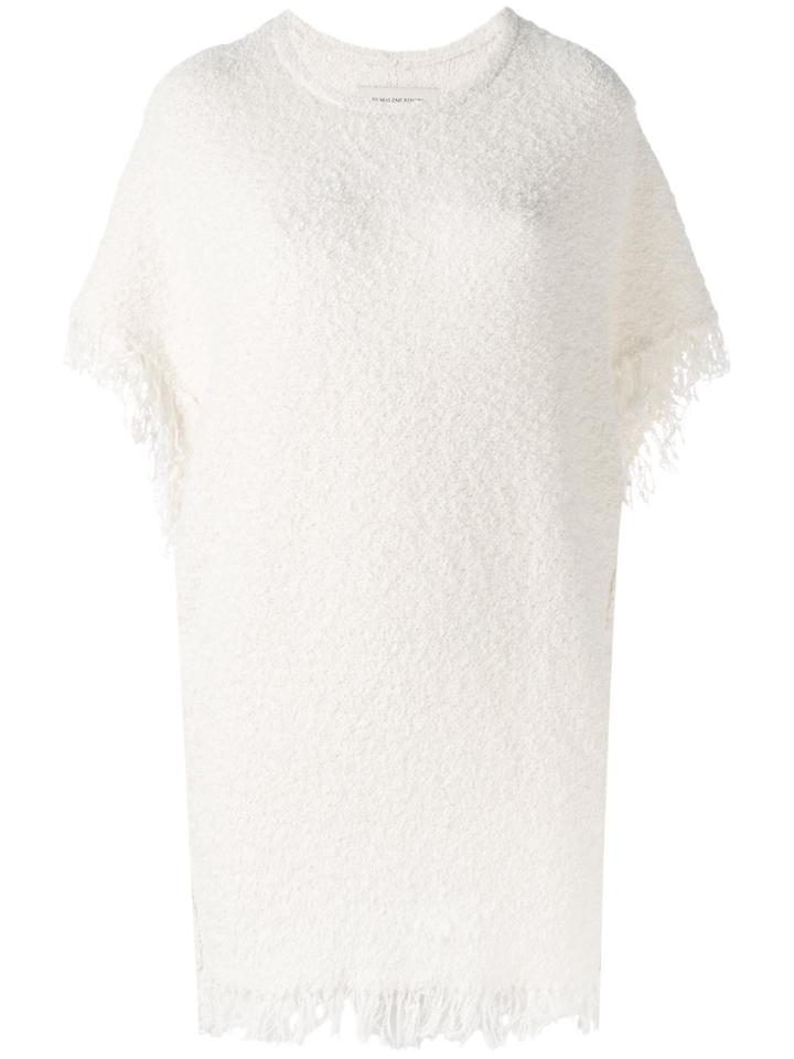 By Malene Birger 'elasia' Fringed Bouclé Top - White